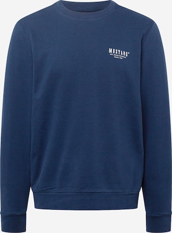 MUSTANG Sweatshirt in Blau: predná strana