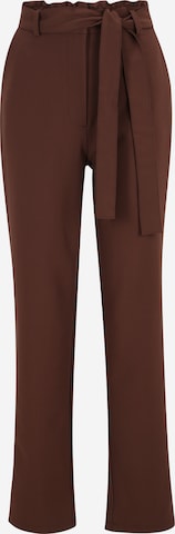 Pieces Tall Boot cut Pants 'PCBOSELLA' in Brown: front