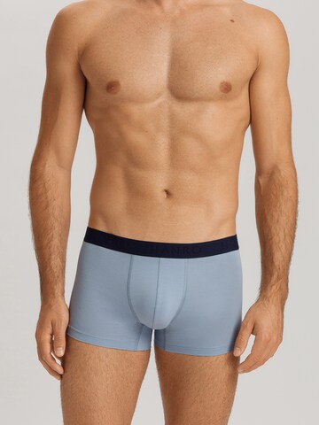 Boxers 'Essentials' Hanro en bleu : devant