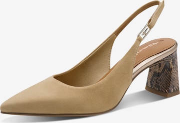 Tamaris Pumps in Braun: Vorderseite