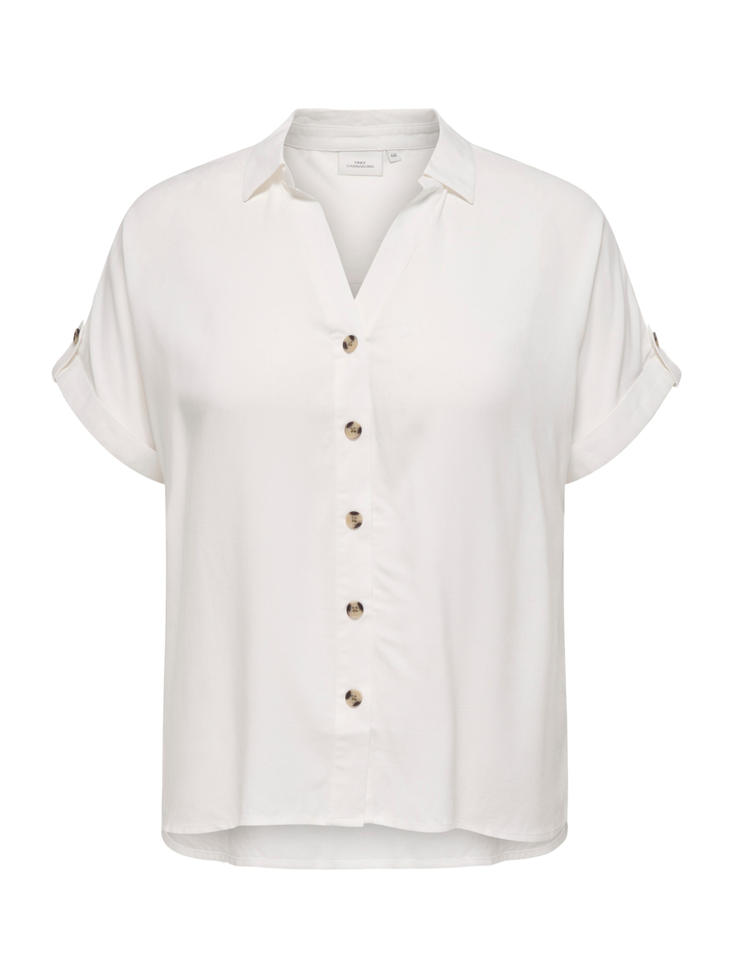 ONLY Carmakoma Blouse 'CARYASMIN' in White: front
