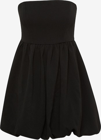 Tussah Dress 'HAIDEE' in Black: front