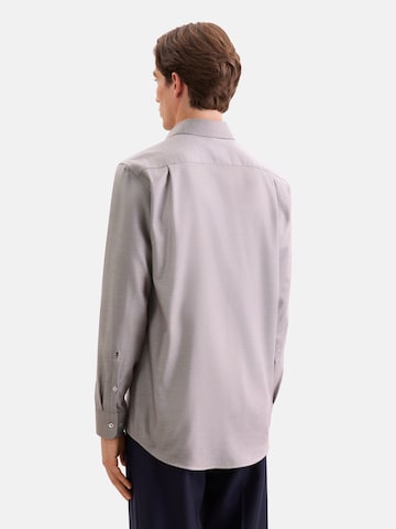 Coupe slim Chemise business SEIDENSTICKER en marron