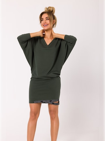 made of emotion - Vestido 'M732' en verde: frente
