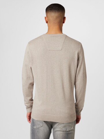 TOM TAILOR Regular Fit Pullover i brun