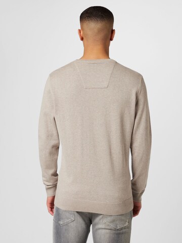 TOM TAILOR Regular Fit Pullover in Beige