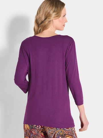 Goldner Shirt in Lila