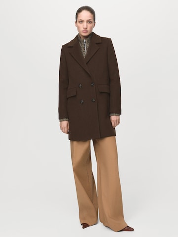 MANGO Between-seasons coat 'Dali' in Brown