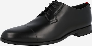 HUGO Red Lace-up shoe 'Ruston' in Black: front