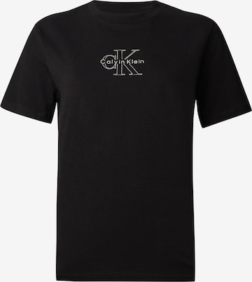 Tricou 'CLASSIC' de la Calvin Klein Jeans pe negru: față