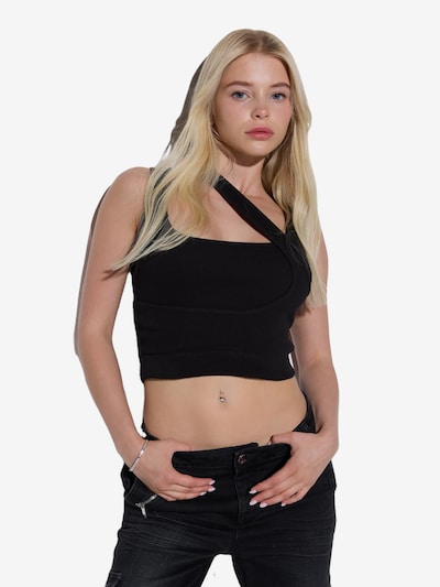 No Matter What Top in de kleur Zwart, Productweergave