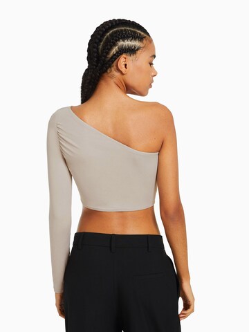 Bershka Shirt in Grau