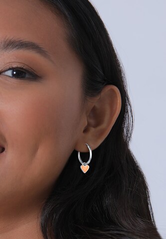 ELLI Earrings 'Herz' in Silver: front