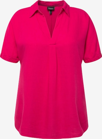 Ulla Popken Blouse in Roze: voorkant