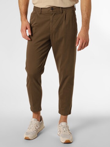 BOSS Slim fit Chino Pants 'Shyne ' in Green: front