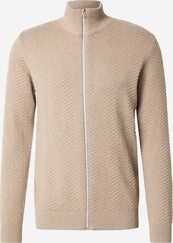 Kronstadt Pletena jopa 'Carlo' | bež barva: sprednja stran