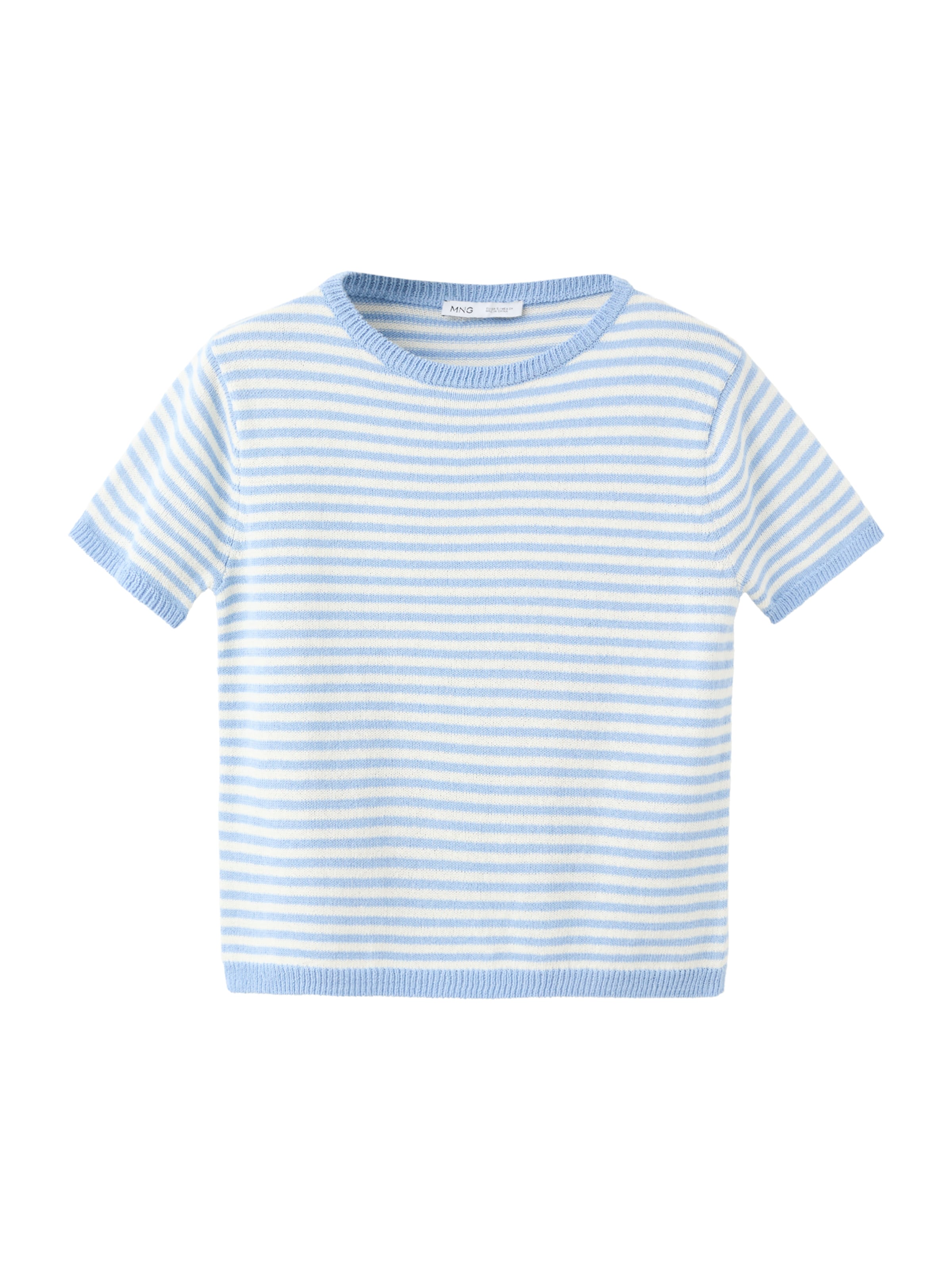 MANGO Trui 'CALEOTS' in Blauw: voorkant