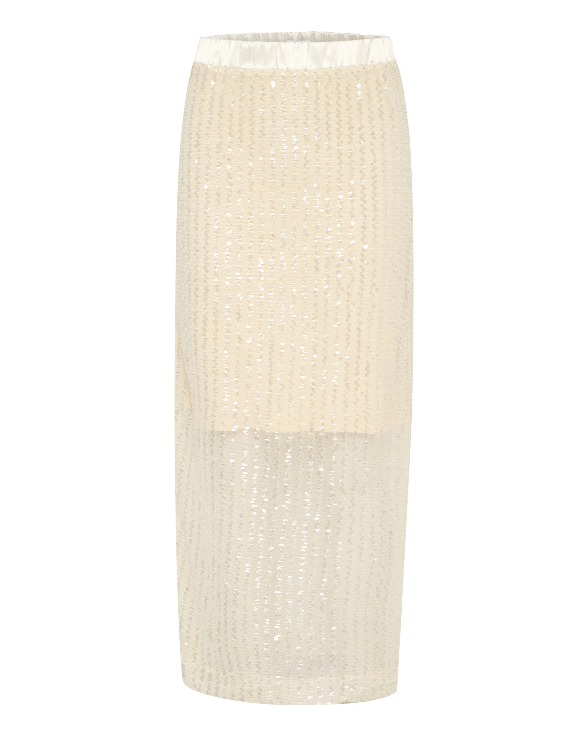 SAINT TROPEZ Nederdel 'JessaSZ' i beige: forside