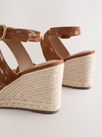 Next Sandali s paščki 'Forever Comfort' | rjava barva