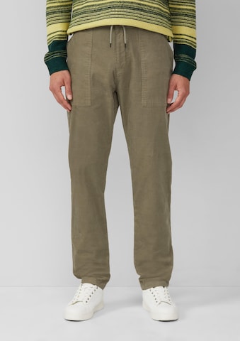 Regular Pantalon s.Oliver en vert : devant