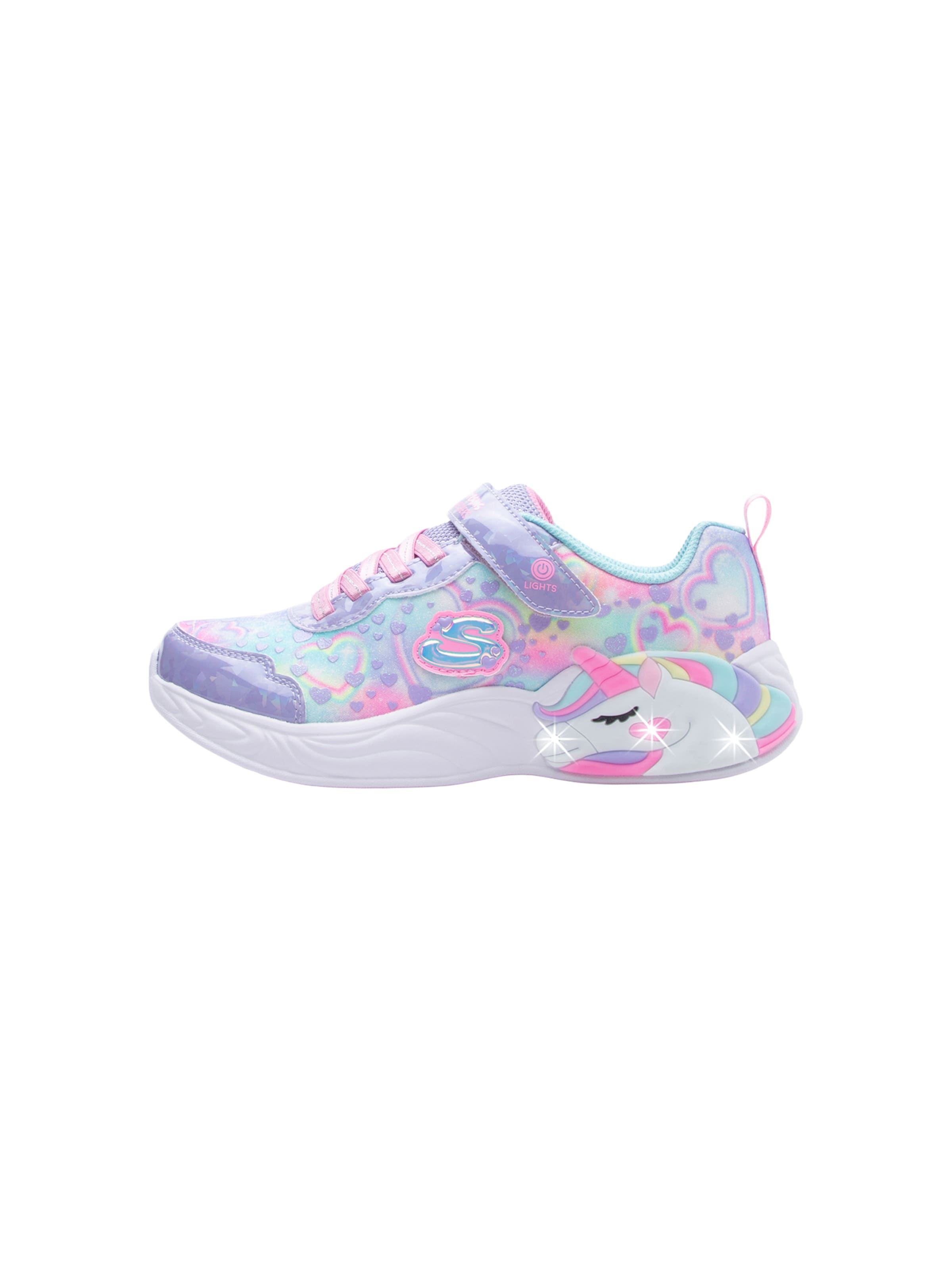 Sneaker 'UNICORN DREAMS' di SKECHERS in lilla: frontale