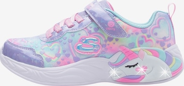 Sneaker 'UNICORN DREAMS' di SKECHERS in lilla: frontale