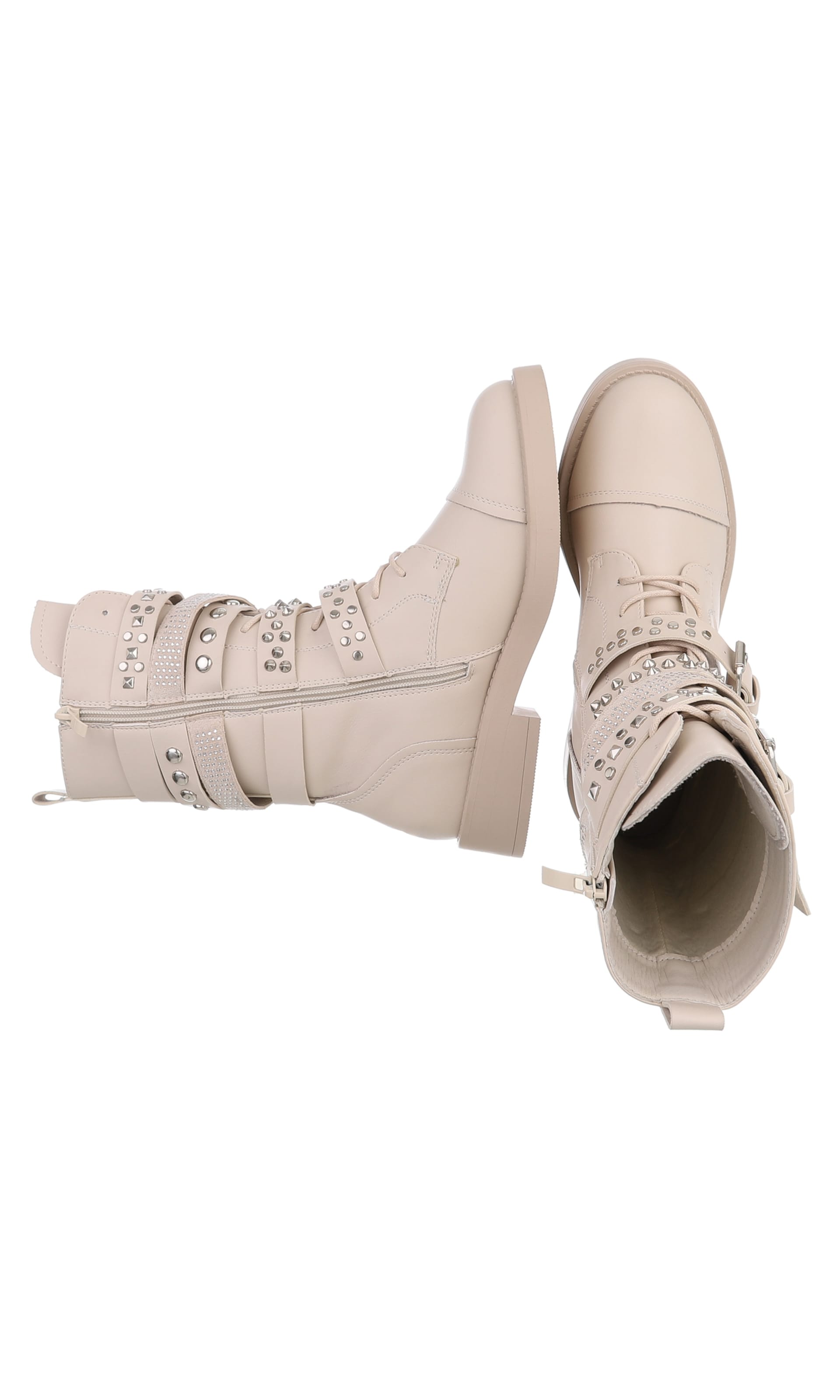 Ital-Design Stiefelette in Beige