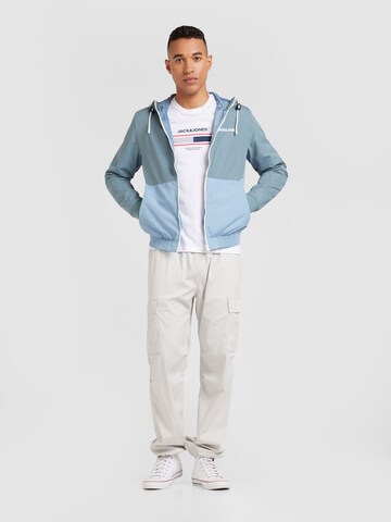 JACK & JONES Átmeneti dzseki 'JJERush' - kék