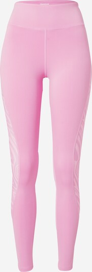 Reebok Calças de desporto em cor-de-rosa / rosa claro / branco, Vista do produto