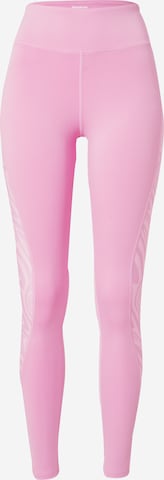 Reebok Skinny Sportbroek in Roze: voorkant