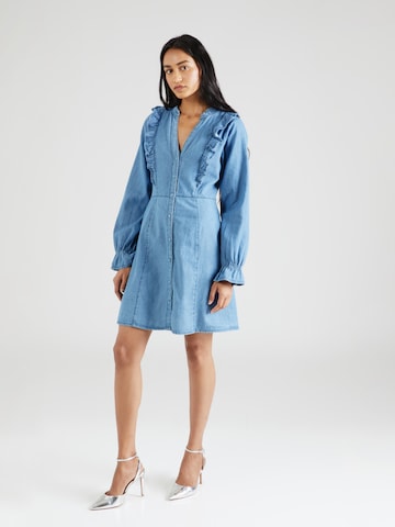 Dorothy Perkins Blousejurk in Blauw: voorkant