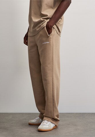 Loosefit Pantalon Pegador en beige