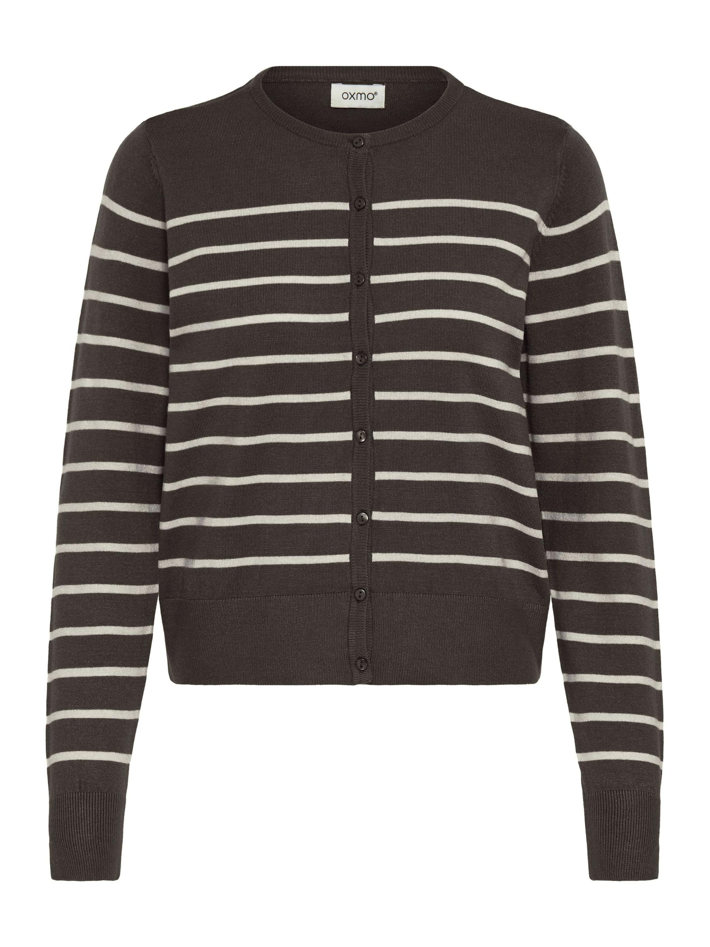 Cardigan 'Fkeana' Oxmo en marron : devant