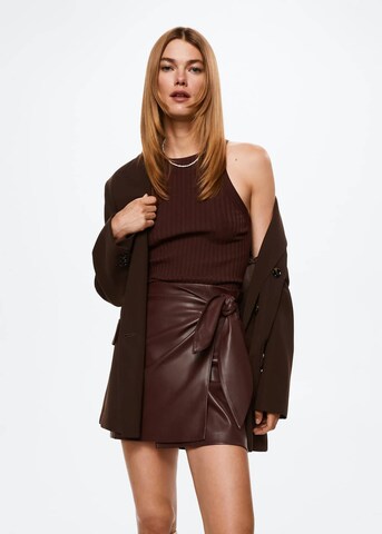 MANGO Skirt 'Pareo' in Brown