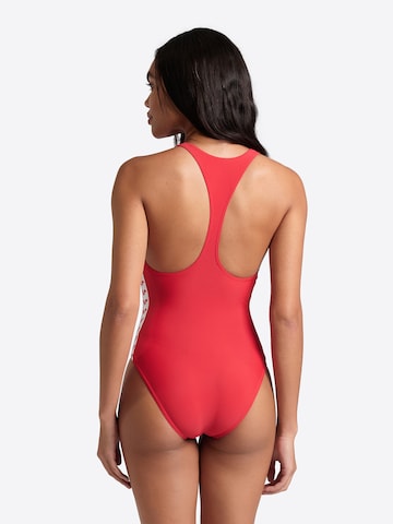 ARENA Bustier Sportbadpak 'ICONS RACER BACK' in Rood