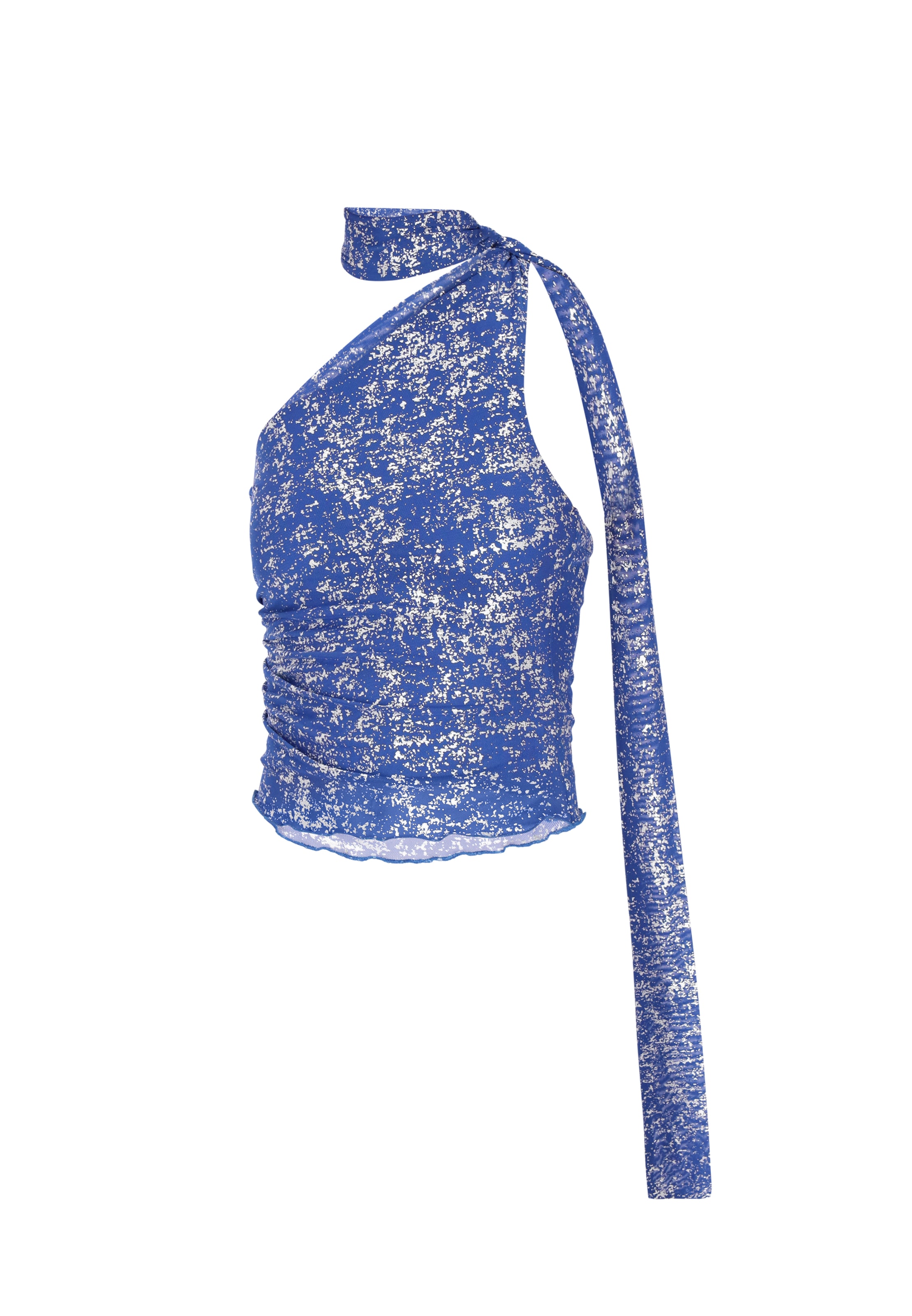 Haut faina en bleu : devant