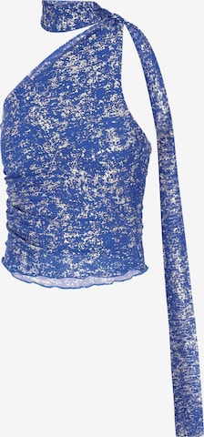 Haut faina en bleu : devant