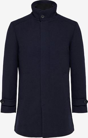 SELECTED HOMME Between-Seasons Coat 'Reuben' in Blue: front