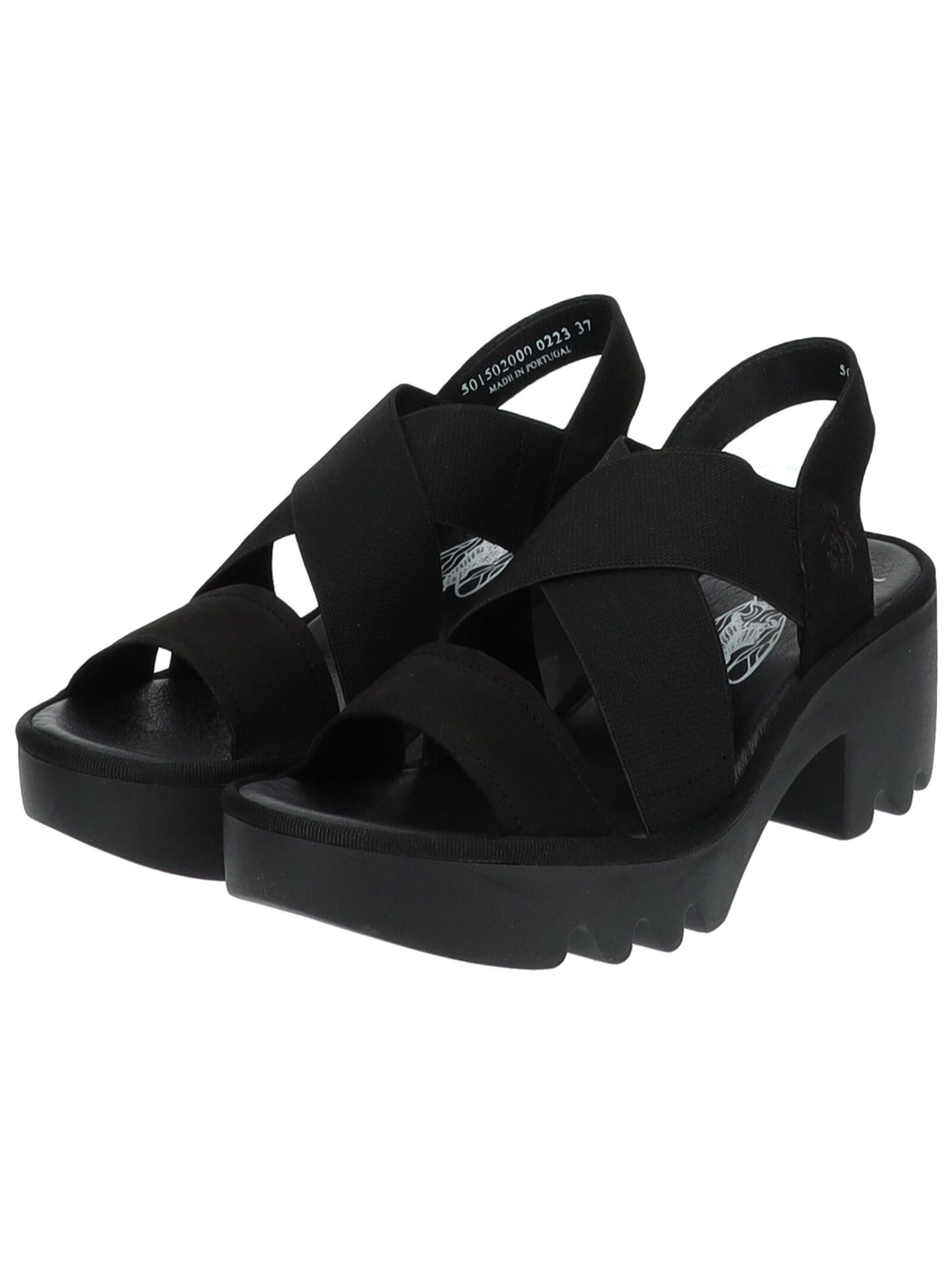 FLY LONDON Sandalen met riem in Zwart