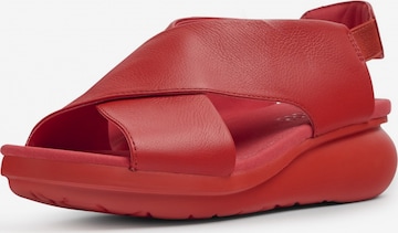 CAMPER Strap Sandals 'Balloon' in Red: front