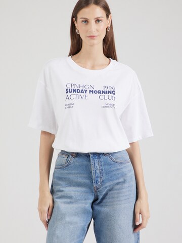 PIECES - Camiseta 'PCPALOMA' en blanco: frente