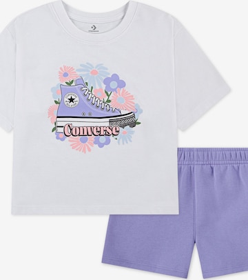 CONVERSE - Conjunto en lila: frente