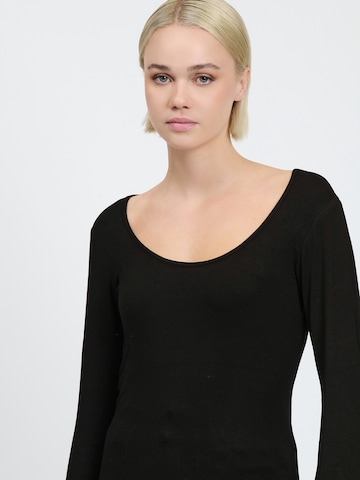 Influencer Shirt in Schwarz