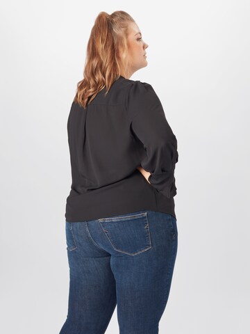 Selected Femme Curve Bluse 'Via' i svart