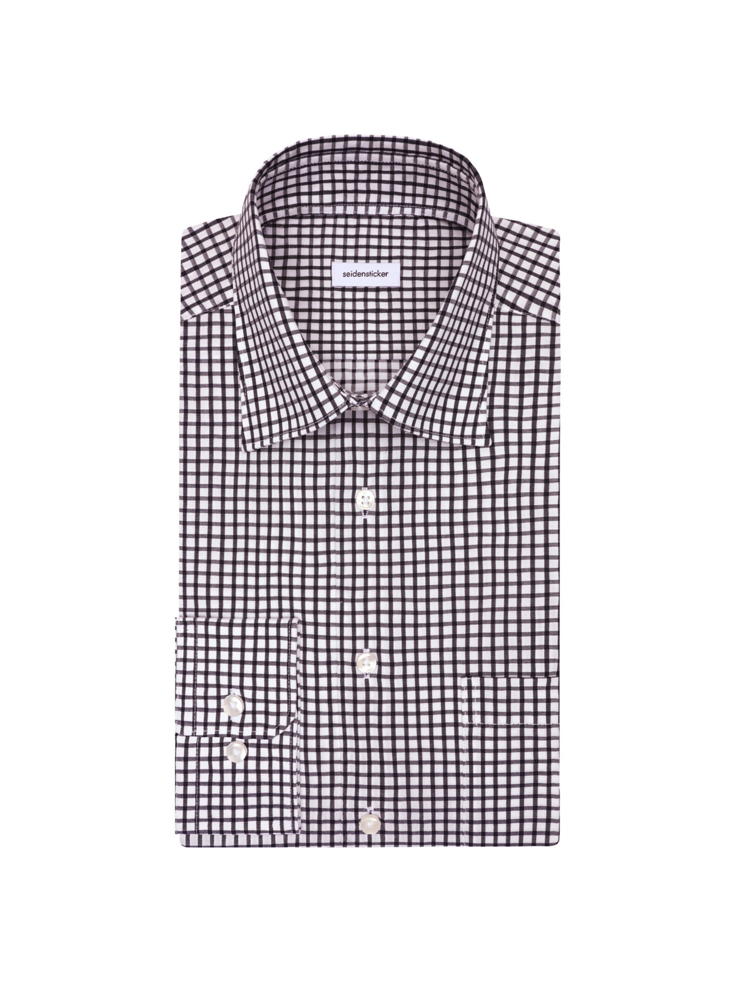 SEIDENSTICKER Regular Fit Businesshemd 'Schwarze Rose' in Blau