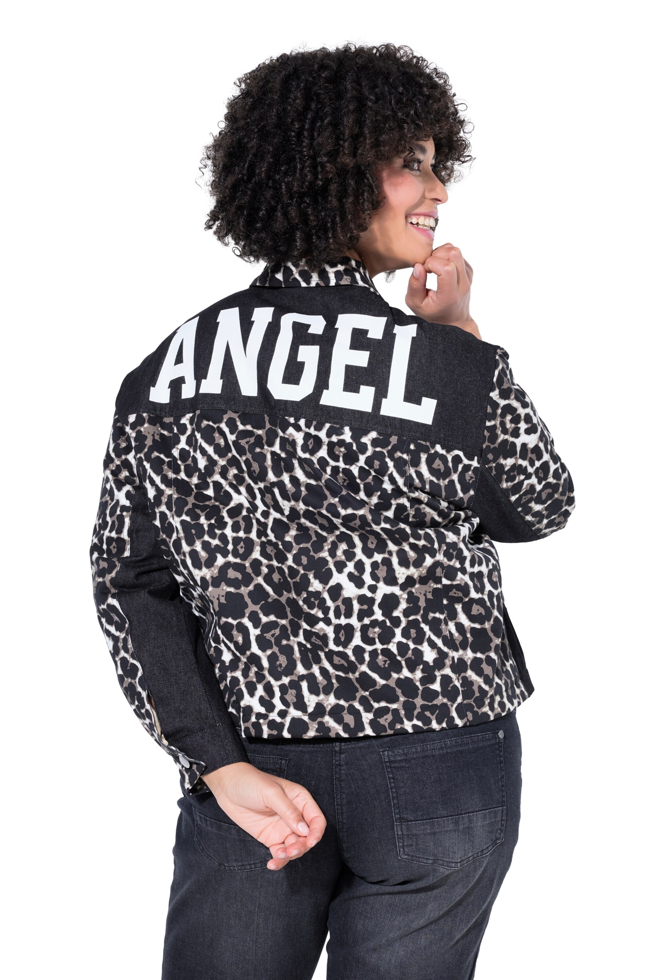 Angel of Style Tussenparka in Zwart