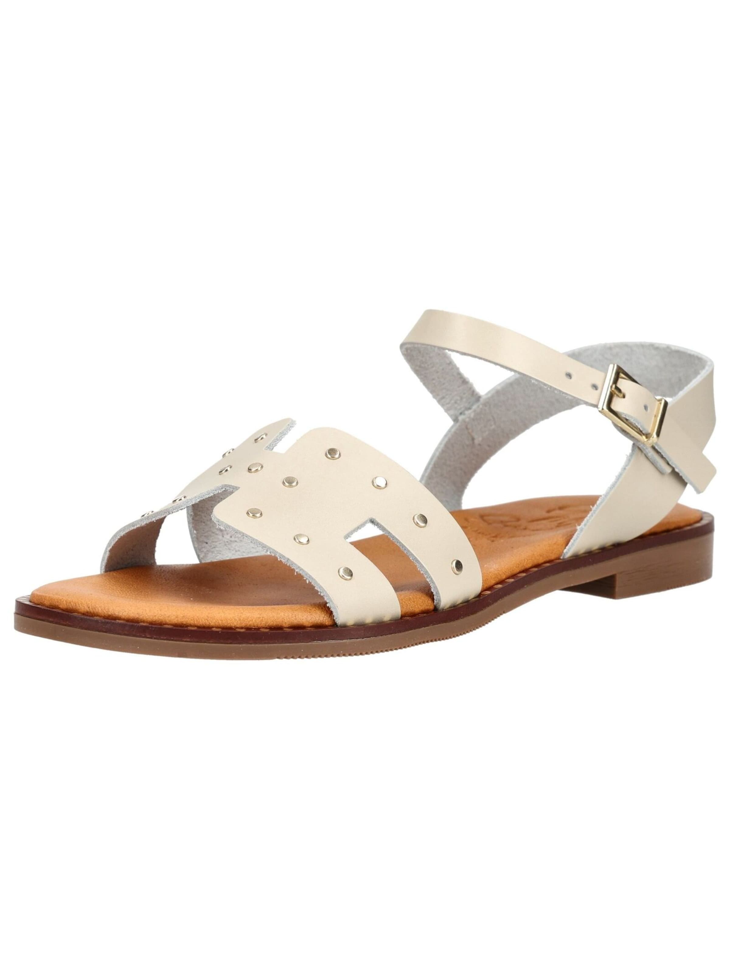 Oh! My Sandals Sandale in Beige: Vorderseite