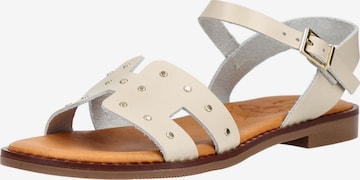 Oh! My Sandals Sandale in Beige: Vorderseite