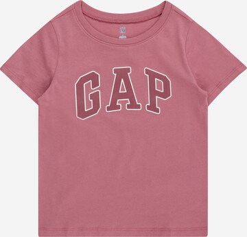 T-Shirt GAP en rose : devant