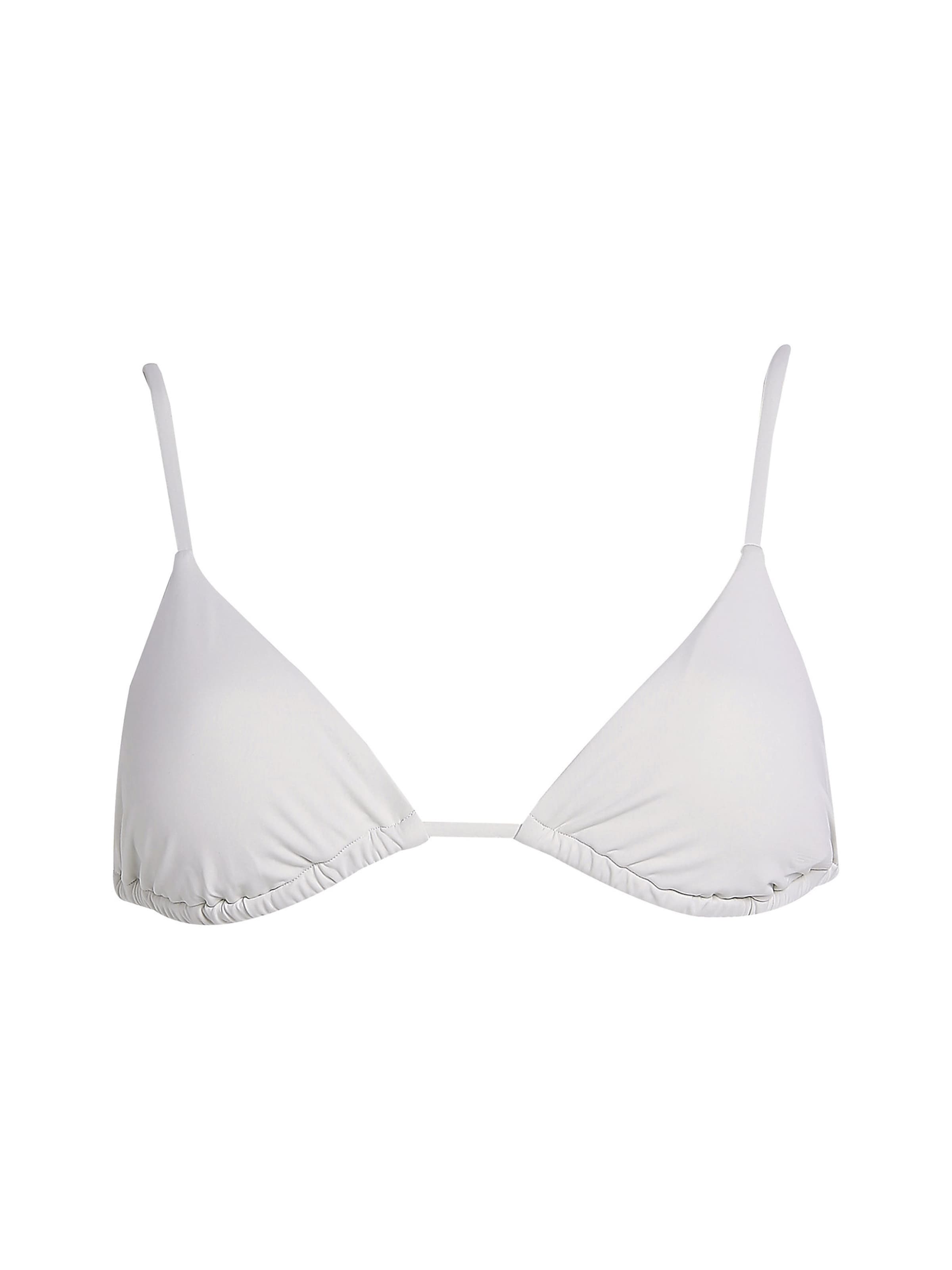 Calvin Klein Swimwear Bikinitop 'Essentials' in Wit: voorkant